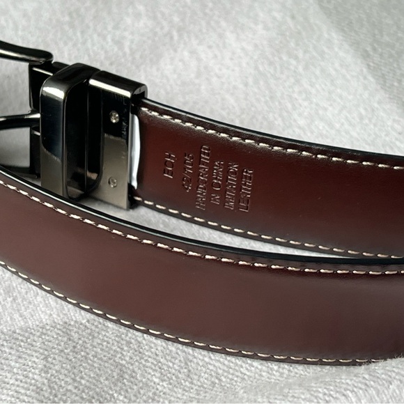 Large men’s belt reversible black and brown - Picture 3 of 8